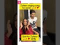 OMG🥺🔥Zaheen (Saad Qureshi) Singing Song For Sara (Hira Khan) - The Popular On Screen Couple 🎉🔥