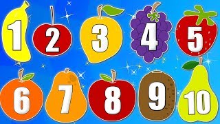 Learn Numbers With Fruits | Fruits Song | Learn Fruits | Nursery Rhymes | Baby Song | Kids Rhyme