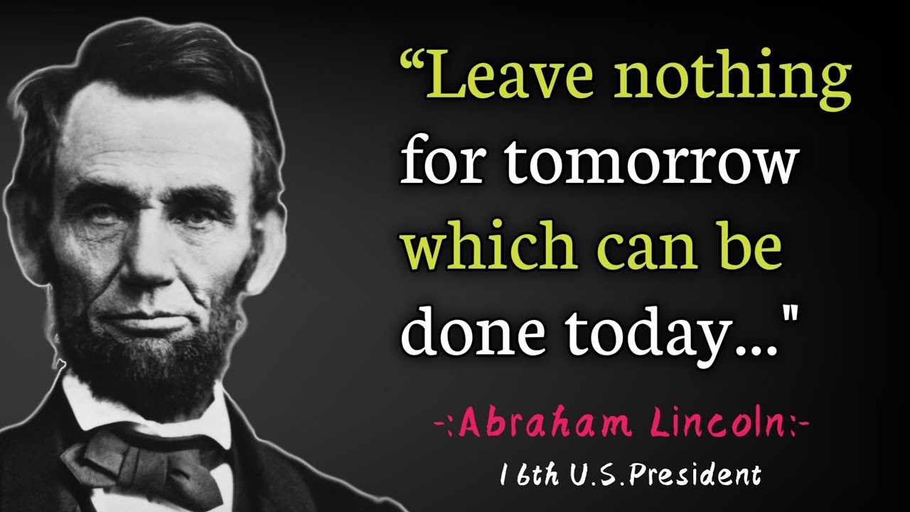 Abraham Lincoln Motivational Videos|| Inspirational Quotes|| Motivation ...