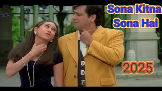 Sona Kitna Sona Hai | Govinda, Karisma Kapoor | Udit N \u0026 Poornima | Hero No.1 | 90's Hits 90s hindi.