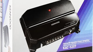 Kenwood KAC-5207  Unboxing video