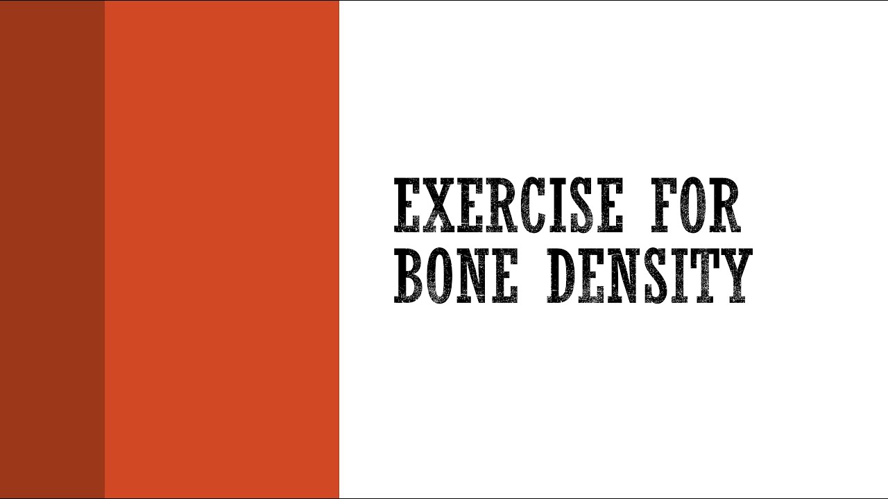 Exercise For Bone Density - YouTube