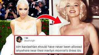 Kim Kardashian Slammed For Met Gala Marilyn Monroe Dress