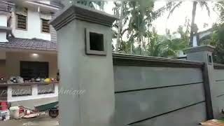 മതിൽ ഡിസൈൻ /Plastering Technique