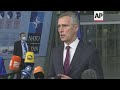 stoltenberg no sign of russia border de escalation