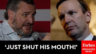 'Just Shut Up!’: Ted Cruz And Chris Murphy Do Battle On Senate Floor
