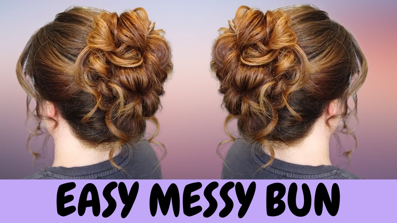 High Messy Bun Tutorial