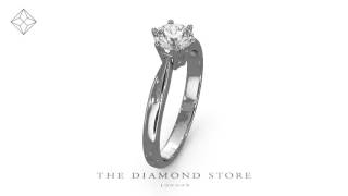 UT25 - Certified 0.70CT Chloe High Engagement Ring