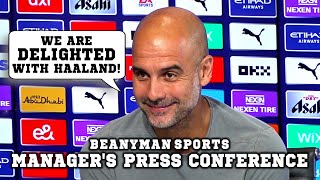 'We are DELIGHTED with Haaland! Just a question of TIME!' | Newcastle v Man City | Pep Guardiola