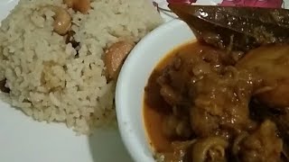 খাসি মাংস আৰু পোলাও ##  Mutton pulao##   নতুন ৰান্ধনী