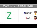 フランス語のアルファベットの発音【３分で学ぶフランス語】