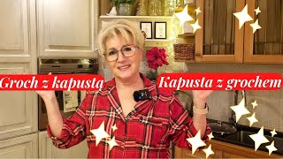 KAPUSTA Z GROCHEM. PYSZNE, PROSTE I TANIE DANIE NA WIGILIĘ [I NIE TYLKO.] ❄🌲🍽 [352]