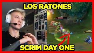 REKKLES first thoughts on DAY ONE SCRIMS with LOS RATONES - Rekkles clips