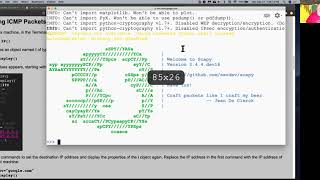 Nmap, Wireshark, and Scapy