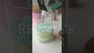 はぁ〜良い香り。ビーズの詰め替えとシール貼り直し生活音ASMR RESTOCK \u0026 refill