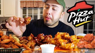 Pizza Hut 50 Wings Challenge Mukbang Extreme Smacking Pizza Hut 50 Wings Challenge Mukbang Extreme Smacking