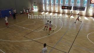 handball training fastbreak by EHF Lecturer Klaus Feldmann