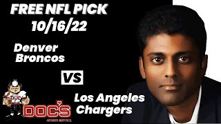 NFL Picks - Denver Broncos vs Los Angeles Chargers Prediction, 10/16/2022 Week 6 NFL Free Picks