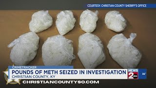 Pounds of meth seized in Christian County, KY investigation