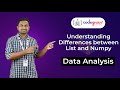 Understanding Differences between List and Numpy | Codegnan | Data Analysis Tutorial | Part-5