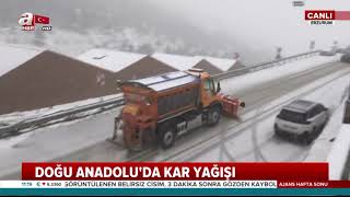 Doğu Anadolu'da Kar Yağışı Etkili Oluyor / A Haber | A Haber