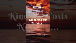 Kindness costs nothing.....#deepfacts #facts #fyp #psychology