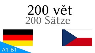 200 vět - Němčina - Čeština