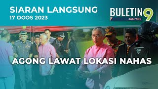 [PENUH] Agong Cemar Duli Lawat Lokasi Nahas Pesawat Terhempas