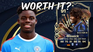 91 Yann Aurel Bisseck Live TOTS Player Analysis!! || EA FC 24 Ultimate Team