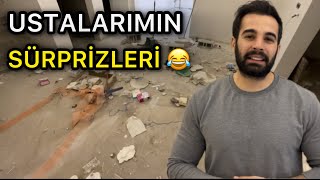 İnşaat ustaları BANA SÜRPRİZ Yapmış 😂