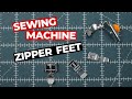 Sewing Machine Zipper Feet