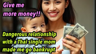 Inappropriate relationship with a Thai single mom made me bankrupt