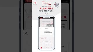 Planifiez vos repas avec l'application Tefal