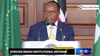 Ethiopian President Taye Atske-Selassie Speaks at AU institutional Reforms Retreat in Kenya!