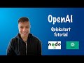 OpenAI Quickstart Tutorial - NodeJS ChatGPT