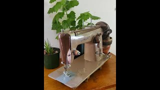 Singer 306k Treadle Sewing Machine-final test and how-to