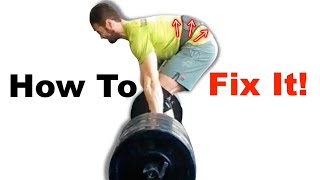 How to Keep Your Back From Rounding When Deadlifting