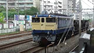 宇都宮配給 EF65-1115+ホキ800形3両 JR南浦和駅通過