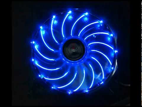 Enermax T.B APOLLISH Blue LED 140mm Fan - YouTube