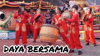 PENAMPILAN MUSIK BARONGSAI DAYA BERSAMA DI SEJIET KELENTENG TJO SU BIO KE 75 TH