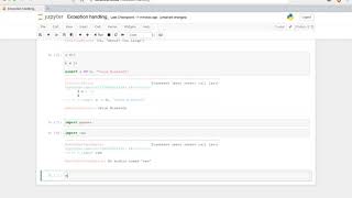 10. Errors and Exception Handling - Python for Data Science