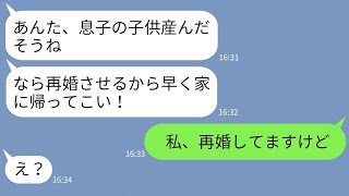 【LINE】不妊を勝手に嫁のせいにして夫と離婚させた姑「不妊嫁は世間体が悪いの！」→1年後、出産した私に連絡してきた義母にある事実を伝えた時の反応がwww