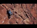 BD athlete Cedar Wright climbing The Wisdom in Eldorado Canyon, Colorado