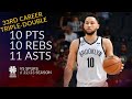 Ben Simmons 10 pts 10 rebs 11 asts vs Spurs 22/23 season