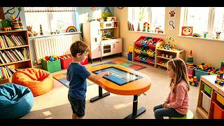 Smart Interactive Touch Table for Kids | Adjustable Height & Tilt | 32” Multi-Touch Learning Table