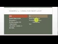 Visual Basic - While Loop VS For Loop - Pseudocode