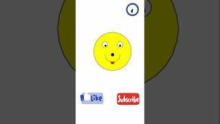 Draw smiling face emoji using Turtle in Python #shorts #python #programming