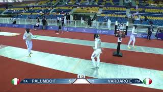 Doha 2021 SWF - L64 - Palumbo ITA v Vardaro ITA