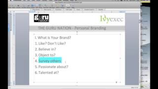 Authentic Personal Branding - An Ivy Exec Webinar