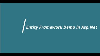 Santhisoft Technologies | Entity Frame Work Demo | Malayalam tutorial